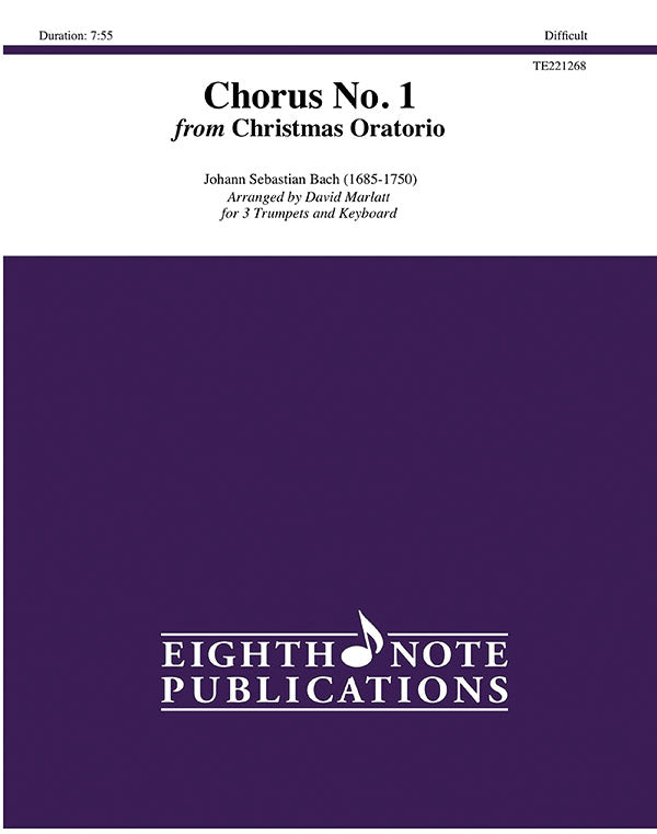 Chorus No. 1 from Christmas Oratorio Cover Image