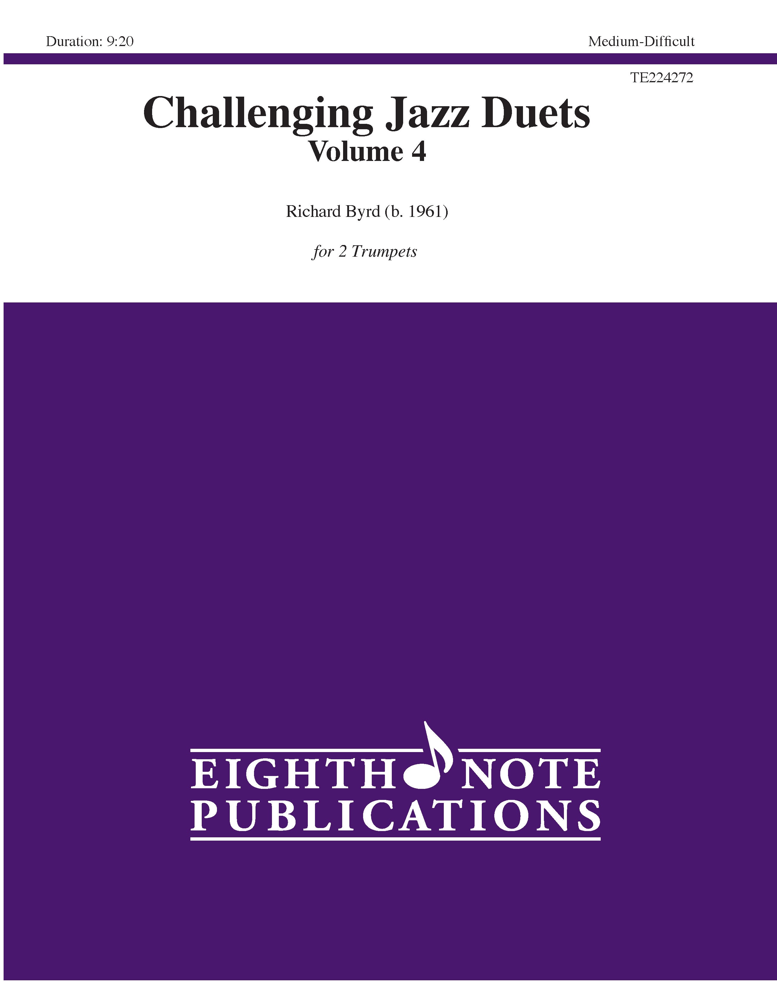 Challenging Jazz Duets Volume 4 Cover Image