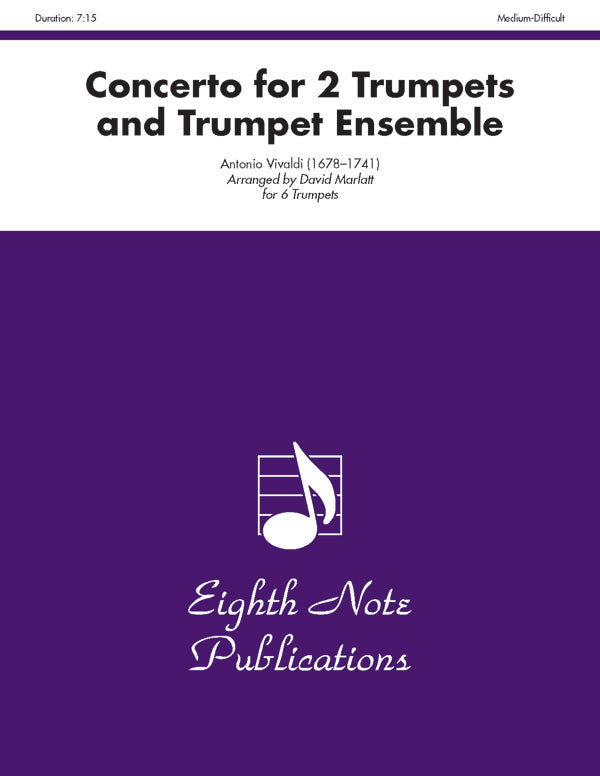 Concerto for 2 Trumpets and Trumpet Ensemble Cover Image