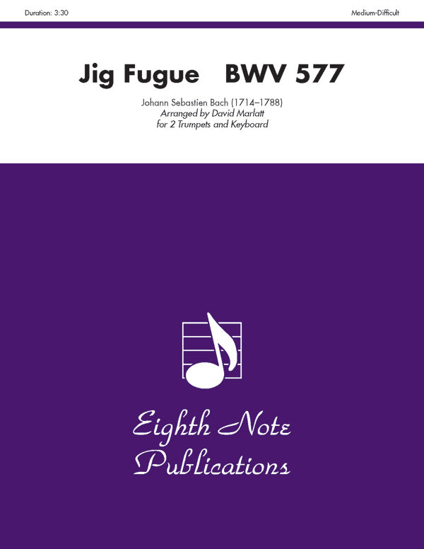 Jig Fugue, BWV 577 Cover Image