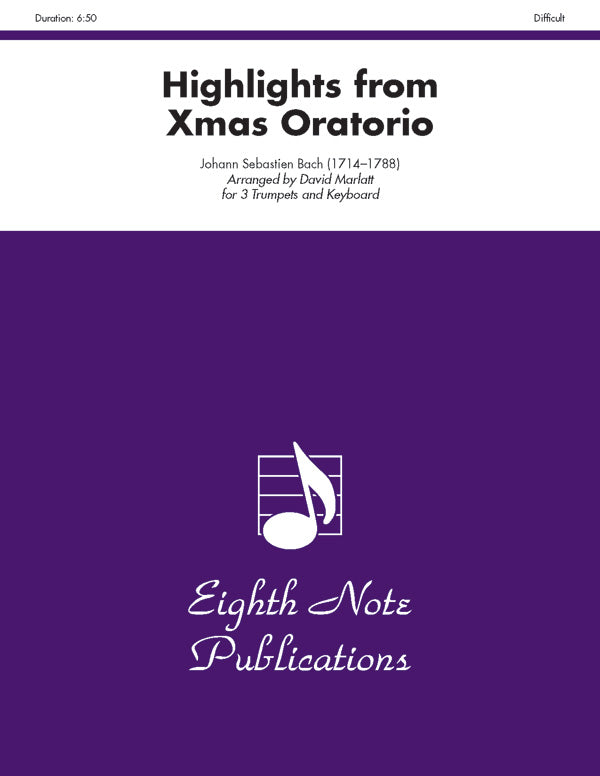 Highlights (from <i>Christmas Oratorio</i>) Cover Image