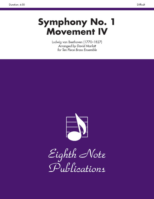 Symphony No. 1 (Movement IV) Cover Image