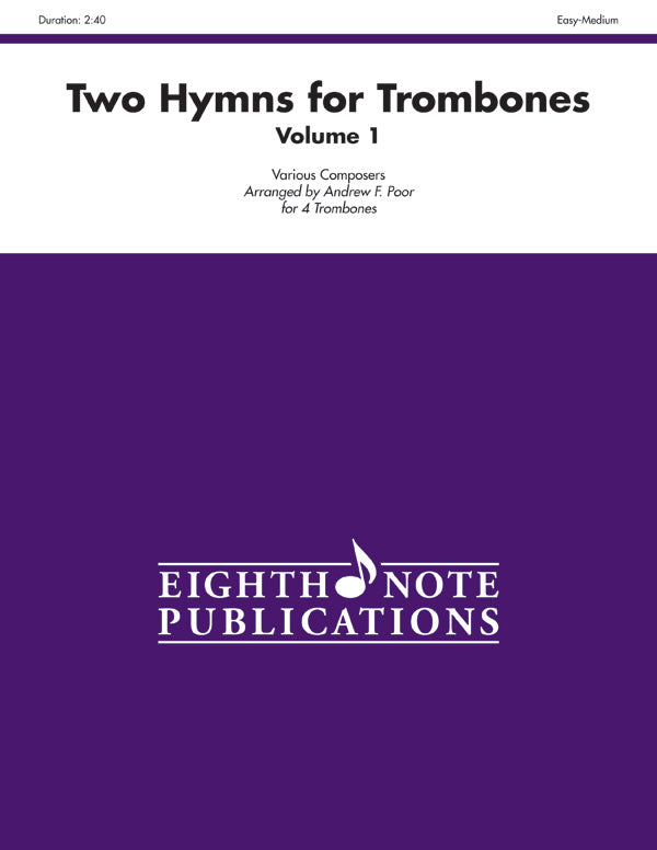 Two Hymns for Trombones, Volume 1 Cover Image