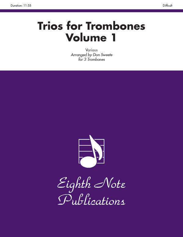 Trios for Trombones, Volume 1 Cover Image