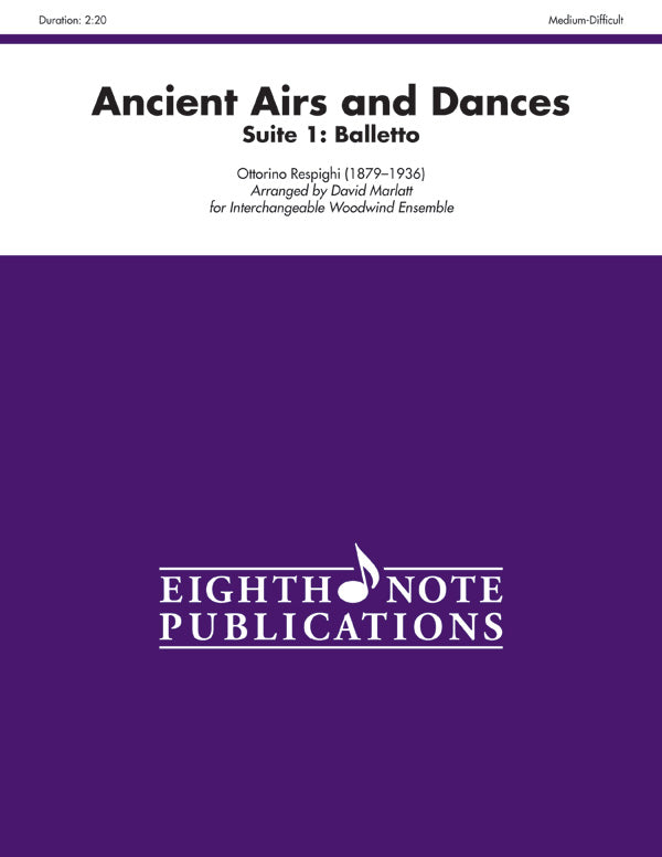 Ancient Airs and Dances, Suite 1 Balletto Cover Image