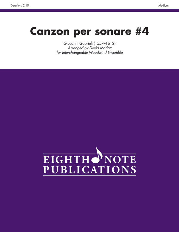 Canzon per Sonare #4 Cover Image