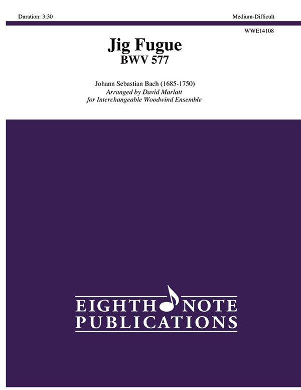 Jig Fugue BWV 577 Cover Image