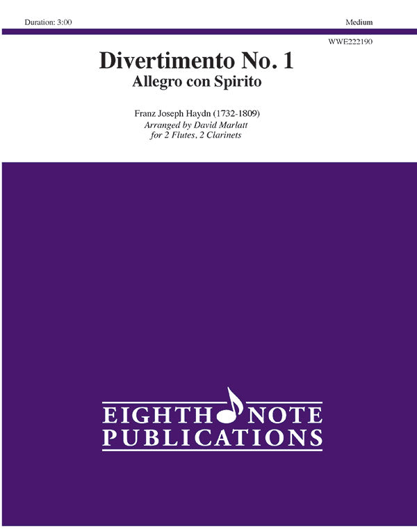 Divertimento No. 1 - Allegro con Spirito Cover Image