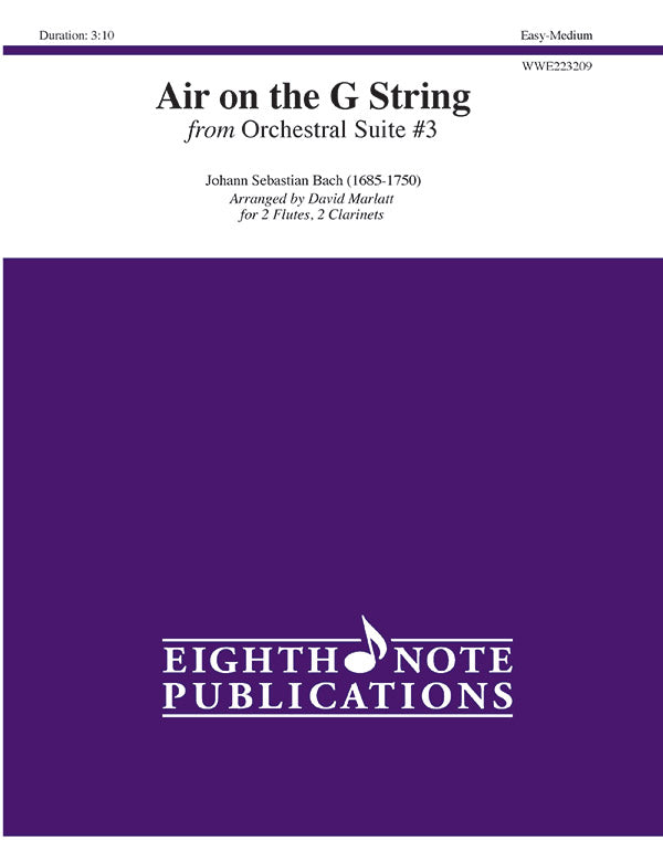 Air on the G String from Orchestral Suite #3 Cover Image