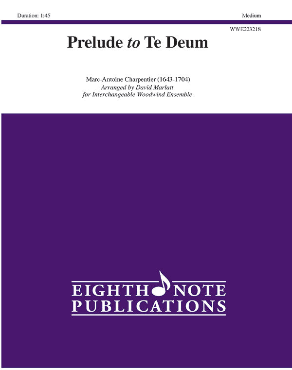 Prelude to Te Deum Cover Image