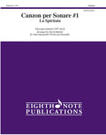 Canzon per Sonare #1 Cover Image