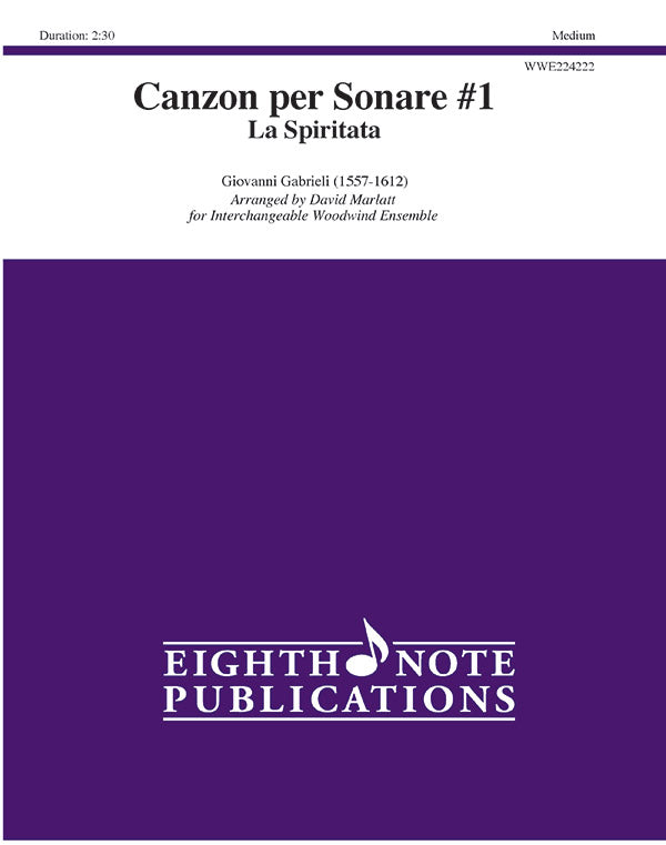 Canzon per Sonare #1 Cover Image