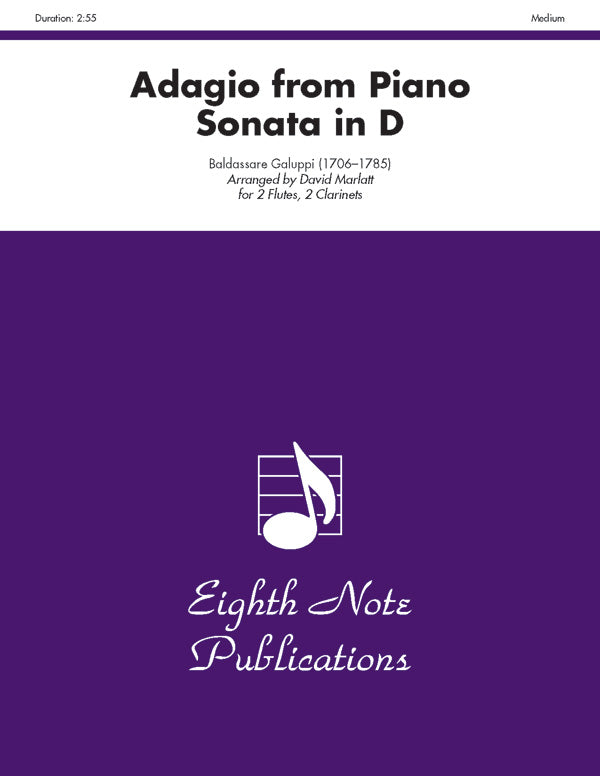 Adagio (from <i>Piano Sonata in D</i>) Cover Image