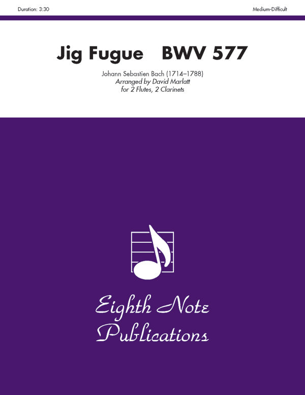 Jig Fugue, BWV 577 Cover Image