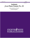 Andante from Piano Sonata No. 10 Cover Image