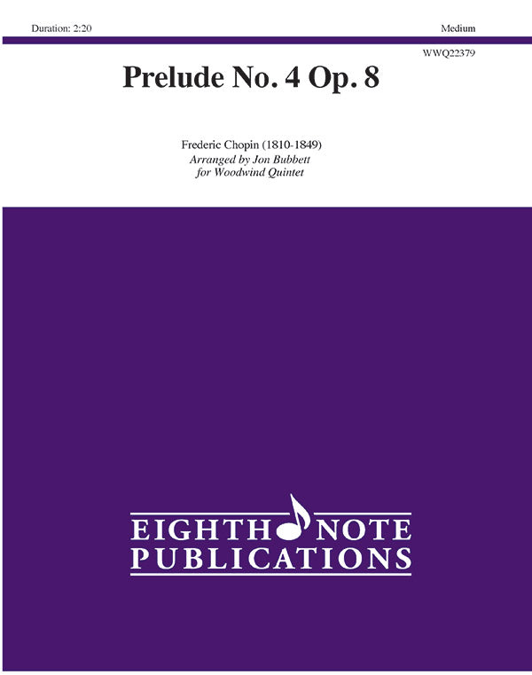 Prelude No. 4 Op. 8 Cover Image