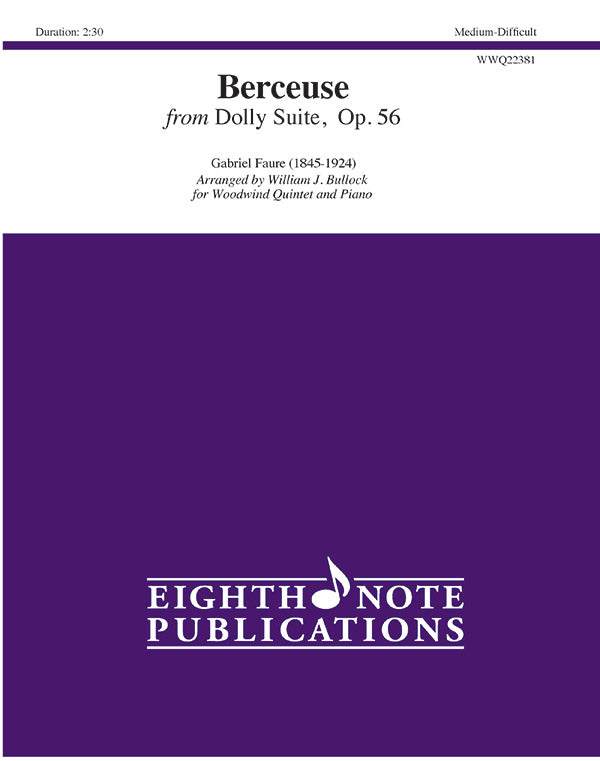Berceuse from Dolly Suite,  Op. 56 Cover Image