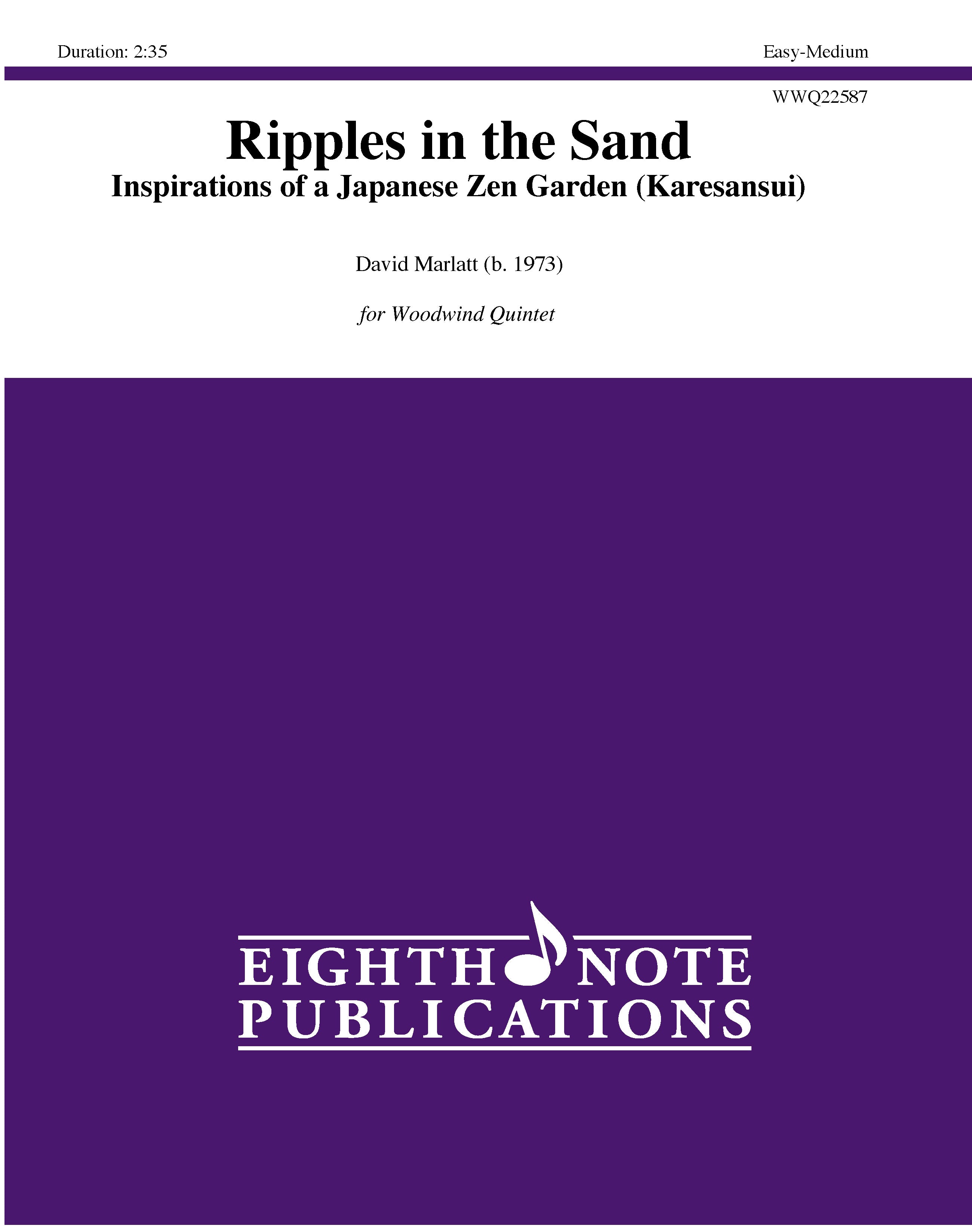 Ripples in the Sand: Inspirations of a Japanese Zen Garden (Karesansui) Cover Image