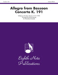 Allegro (from Bassoon Concerto, K. 191) Cover Image