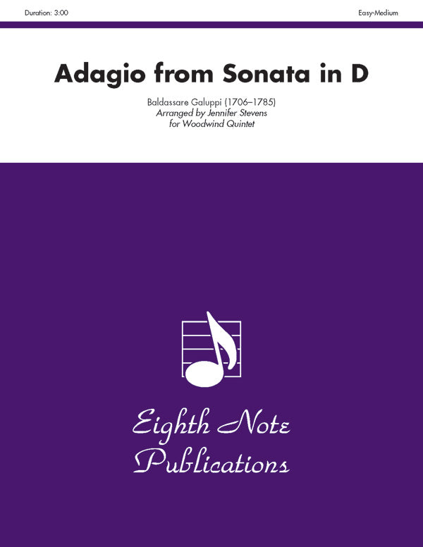 Adagio (from Sonata in D) Cover Image