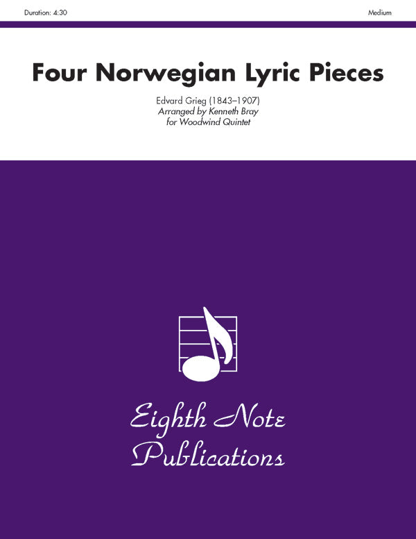 Four Norwegian Lyric Pieces Cover Image