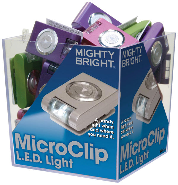 Mighty Bright Micro Clip Light (Assorted 36-Piece Cube) Cover Image
