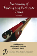 Dictionary of Bowing and Pizzicato Terms Cover Image