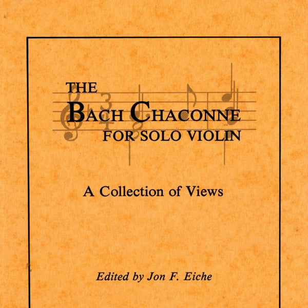 The Bach Chaconne for Solo Violin Cover Image