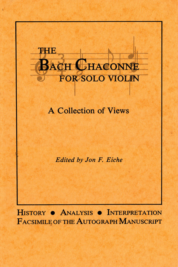 The Bach Chaconne for Solo Violin Cover Image