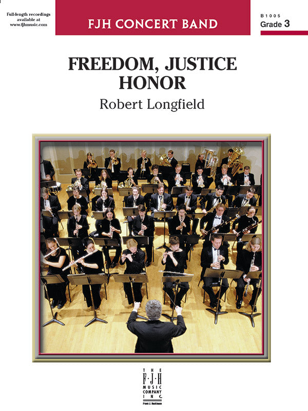 Freedom, Justice, Honor: Timpani Sheet Music Preview