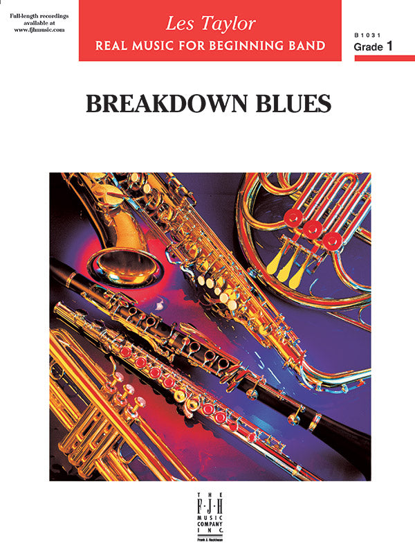 Breakdown Blues: Suspended Cymbal/Crash Cymbals Sheet Music Preview
