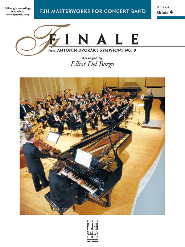 Finale from Dvorák's Symphony No. 8: E-flat Baritone Saxophone Sheet Music Preview
