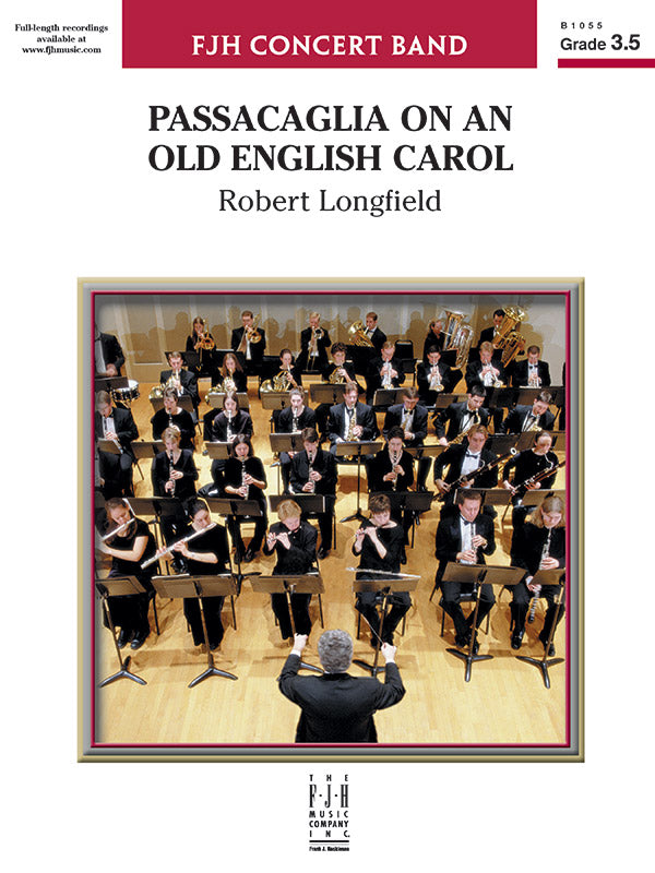 Passacaglia on an Old English Carol: B-flat Clarinet 3 Sheet Music Preview