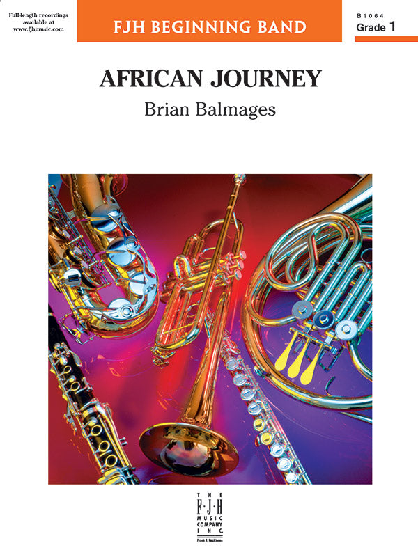 African Journey: E-flat Alto Saxophone Sheet Music Preview
