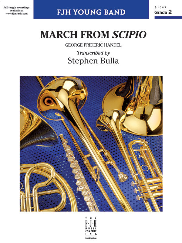March from Scipio: B-flat Trumpet 1 Sheet Music Preview