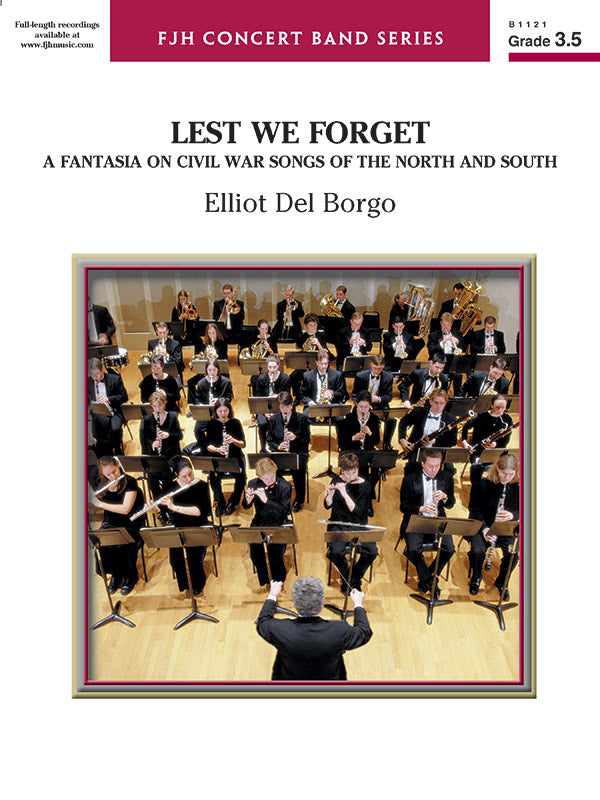 Lest We Forget (A Fantasia on Civil War Songs of the North and South): B-flat Tenor Saxophone Sheet Music Preview