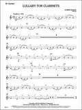 Lullaby for Clarinets Cover Image