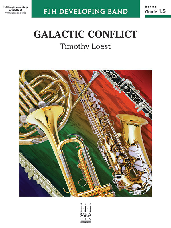 Galactic Conflict: Baritone T.C. Sheet Music Preview