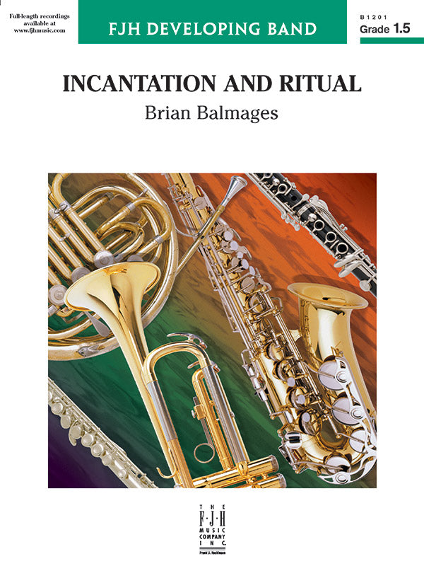 Incantation and Ritual: B-flat Tenor Saxophone Sheet Music Preview