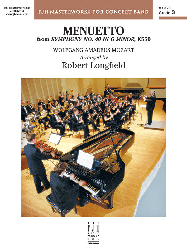 Menuetto (from Symphony No. 40 in G Minor, K 500) Sheet Music Preview