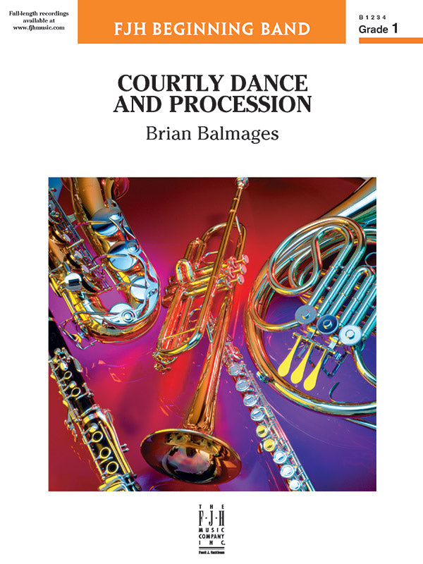 Courtly Dance and Procession: B-flat Bass Clarinet Sheet Music Preview