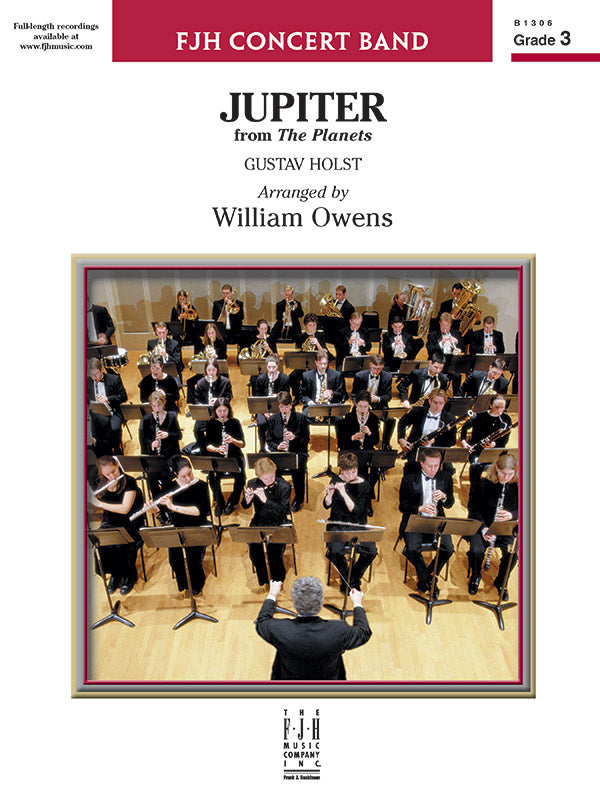 Jupiter (from The Planets): Concert Band Conductor Score & Parts