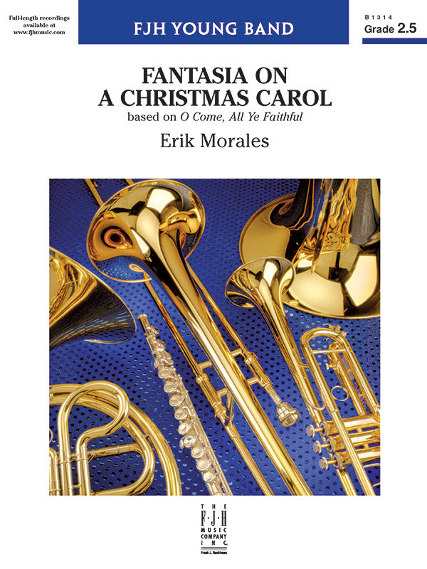 Fantasia on a Christmas Carol (based on O Come, All Ye Faithful): Flute Sheet Music Preview