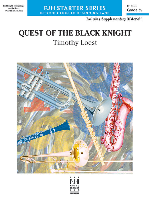 Quest of the Black Knight: B-flat Bass Clarinet Sheet Music Preview
