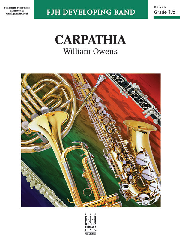 Carpathia: B-flat Trumpet 2 Sheet Music Preview