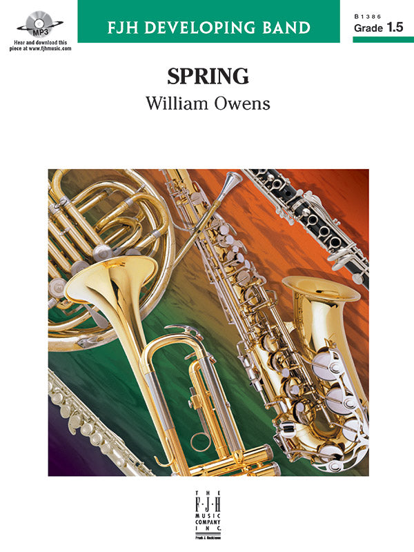 Spring Percussion Instrument Spring: Percussion 1 | Digital Sheet Music – Instant PDF Download ...