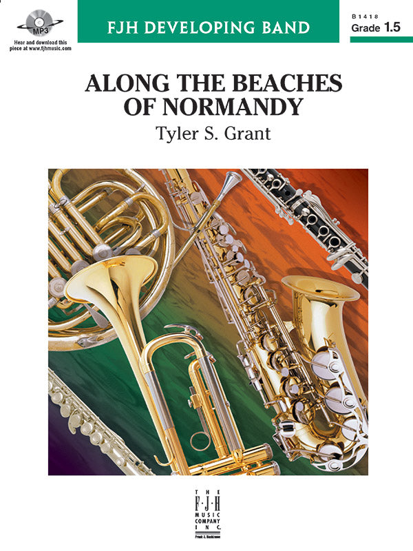 Along the Beaches of Normandy: E-flat Alto Saxophone Sheet Music Preview