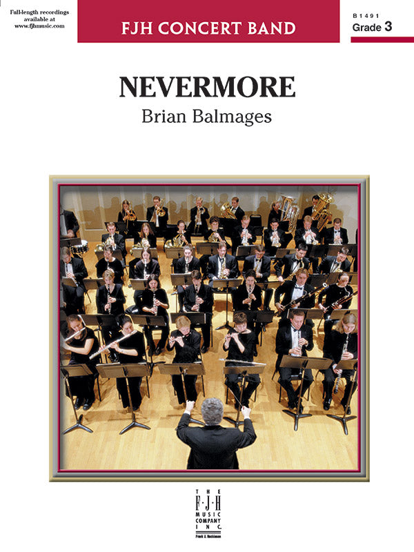 Nevermore: B-flat Bass Clarinet Sheet Music Preview