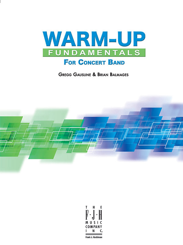 Warm-Up Fundamentals for Concert Band: Score Sheet Music Preview