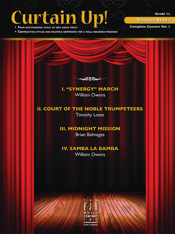 Curtain Up! (Complete Concert Starter Series Vol. 1) Sheet Music Preview